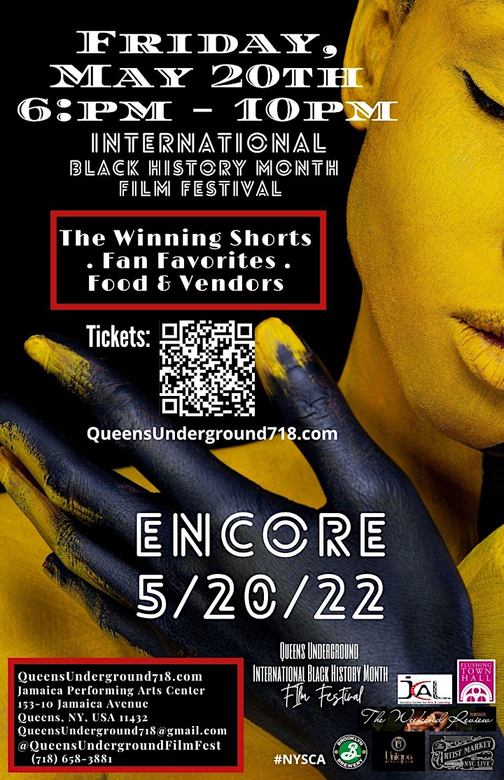 Encore  Queens Underground  Film Festival - Friday, May 20th image