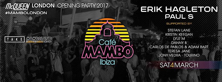 Cafe Mambo Ibiza London Opening Party
