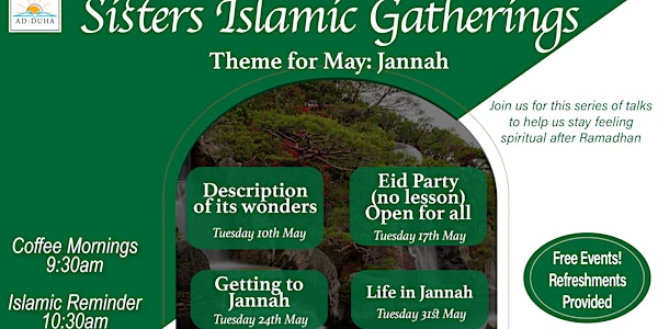 Sisters Islamic Gatherings - Jannah