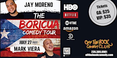 The Boricua Comedy Tour Live in Naples, Florida!
