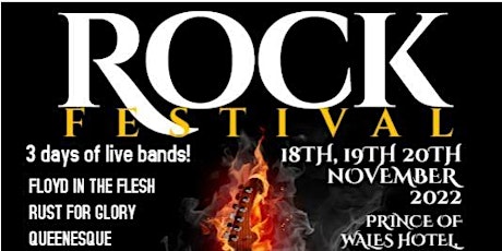 Live Rock Weekend - Southport - 18th to 21st November 2022