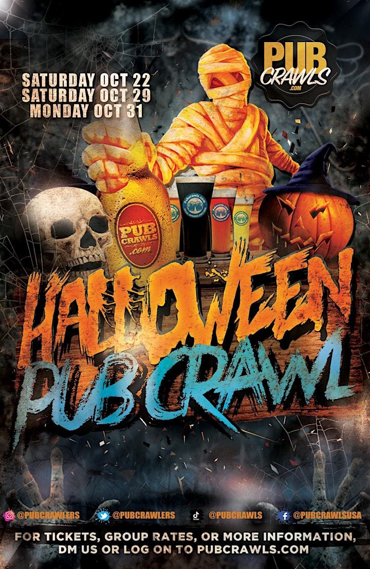 Detroit Happy Hour Halloweekend Bar Crawl image