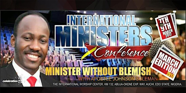 INTERNATIONAL MINISTERS CONFERENCE