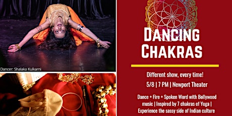 Dancing Chakras: Dance + Fire + 7 Chakras of Yoga with Bollywood music tickets