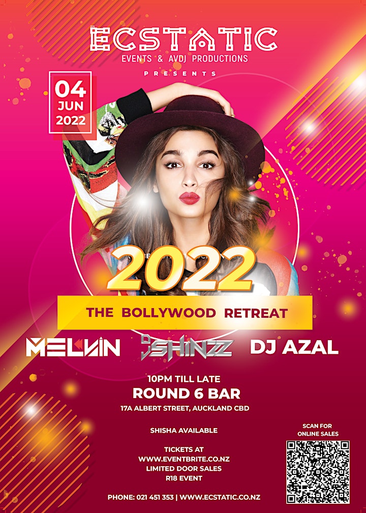 ECSTATIC PRESENTS  2022  THE BOLLYWOOD RETREAT image