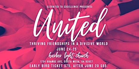 United - Thriving Friendships In A Divisive World tickets