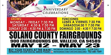 Circo Hermanos Caballero - Vallejo, CA tickets