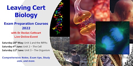 Leaving Cert Biology Exam Preparation Course 2022 tickets