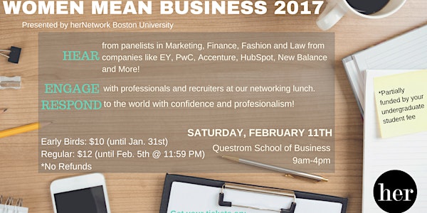 herNetwork: Women Mean Business Spring 2017 Conference