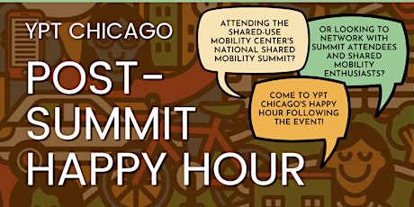 YPT-Chicago National Shared Mobility Summit Happy Hour tickets