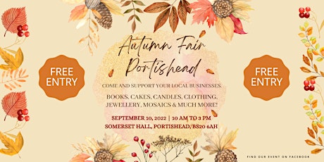 Autumn Fair Portishead tickets