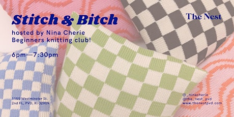 Stitch & Bitch - Hand Crafts  & Knitting Club tickets