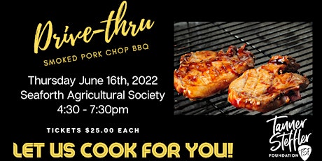 LET US COOK FOR YOU!!  Drive-Thru Smoked Pork Chop BBQ tickets