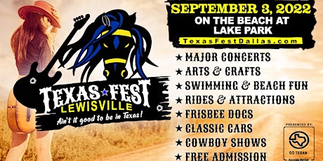 TexasFest Lewisville (Dallas) at Lake Park  9/3/2022 tickets