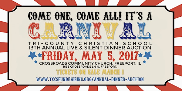 TCCS's 13th Annual Live and Silent Dinner Auction Sponsorships & Donations