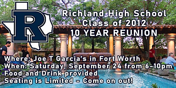 Richland High School Class of 2012 Class Reunion - Fort Worth, TX
