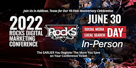 Rocks Digital Marketing Conference 2022 tickets