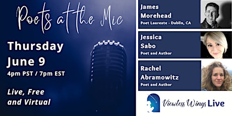 Poets at the Mic with James Morehead, Jessica Sabo, & Rachel Abramowitz tickets