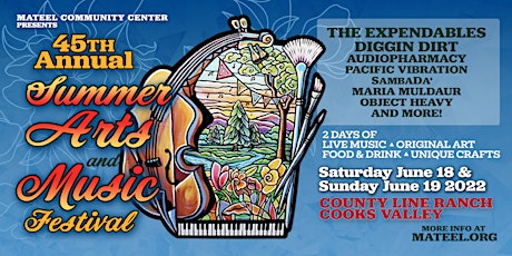 45th Summer Arts & Music Festival at County Line Ranch tickets