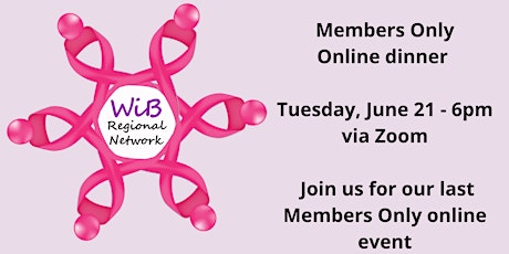 Women in Business - Members Only - Online Dinner - primary image