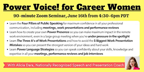 Power Voice for Career Women tickets