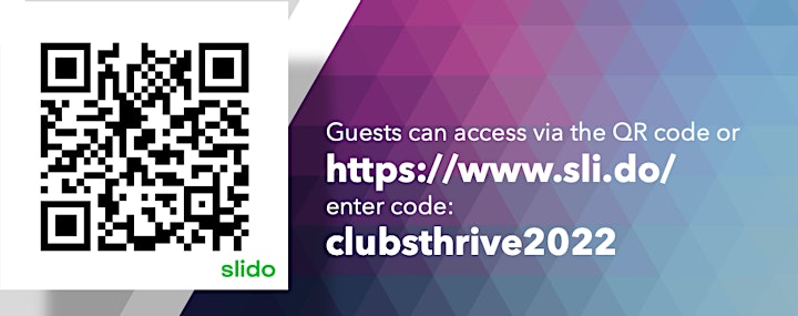 2022 ClubsTHRIVE Accelerator Demo Day - Virtual Registration image
