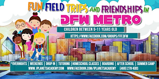 SUMMER CAMP-Children 7-11 Years Field Trip: Explore