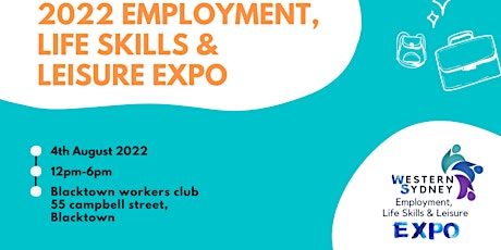 Copy of WESTERN SYDNEY EMPLOYMENT, LIFE SKILLS & LEISURE EXPO tickets