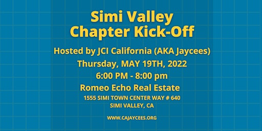 Simi Valley Chapter Kick Off