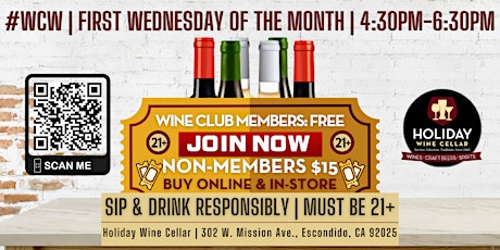 #WINEsday |Wine Club Social Meet & Greet