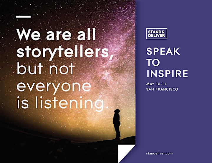 Stand & Deliver Live Speak to Inspire: May 2022 image