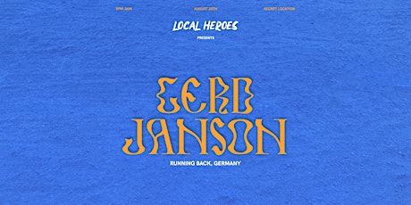 Local Heroes PDX with Gerd Janson tickets