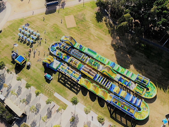 Australia's biggest inflatable obstacle course  at Mount Annan! image