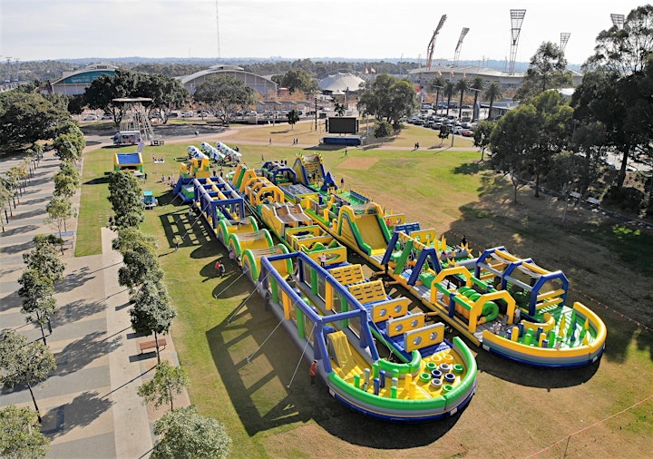 Australia's biggest inflatable obstacle course  at Mount Annan! image