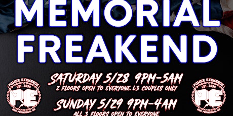 Memorial Freakend Saturday tickets