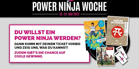 Die große SprungRaum Power Ninja-Woche vom 16. bis 22. Mai 2022 Tickets