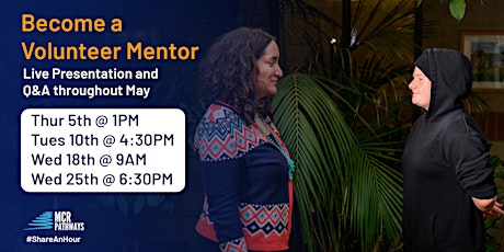 Become a Volunteer Mentor - Information Session tickets