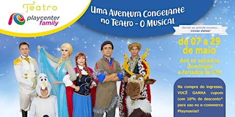 Imagem principal do evento Uma Aventura Congelante no Teatro - O Musical