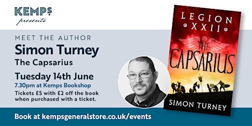 Meet The Author - Simon Turney - Capsarius a Roman Adventure