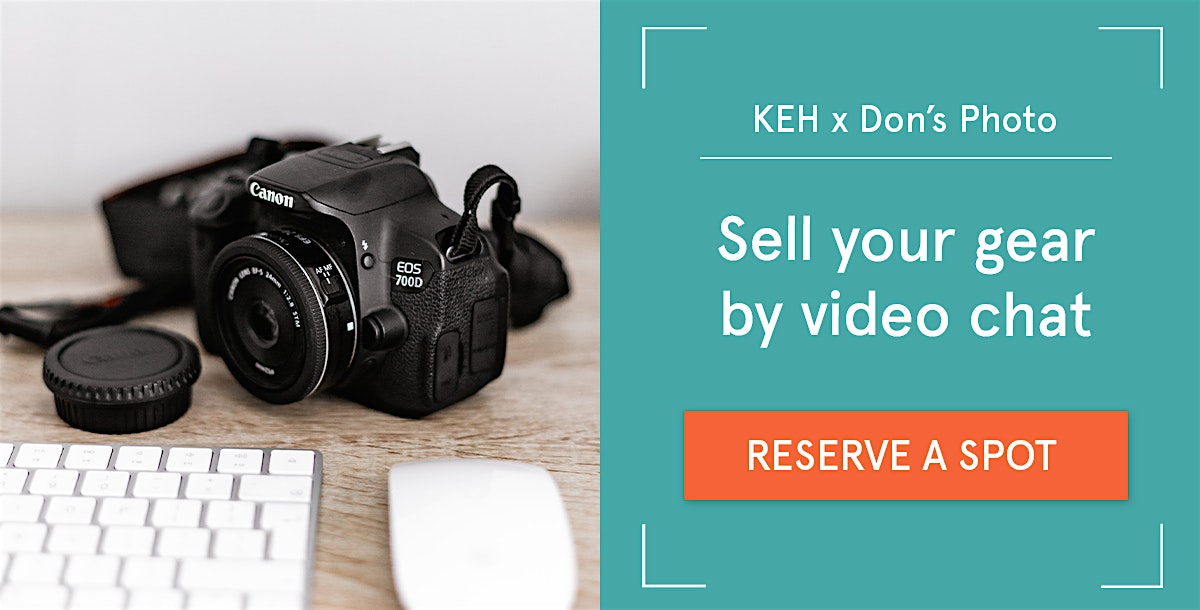 Sell your camera gear - Virtual event with Don's Photo