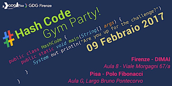 #Hashcode Gym Party