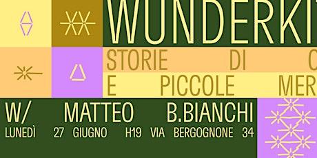 Wunderkit W/ Matteo B. Bianchi biglietti