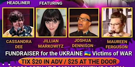 The Comedy Corner FUNDRAISER FOR UKRAINE & VICTIMS OF WAR tickets