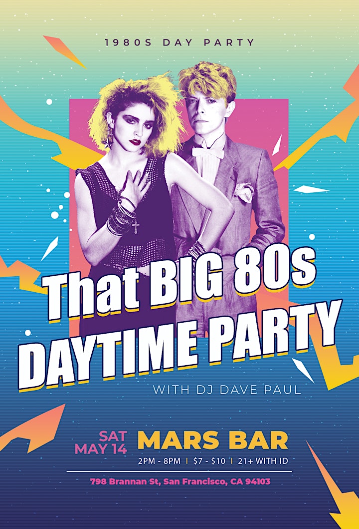 That BIG 80s DAYTIME Party - San Francisco image