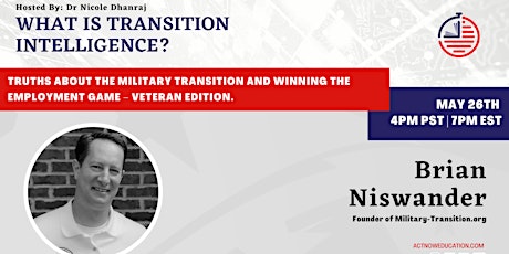 What is Transition Intelligence with Brian Niswander tickets