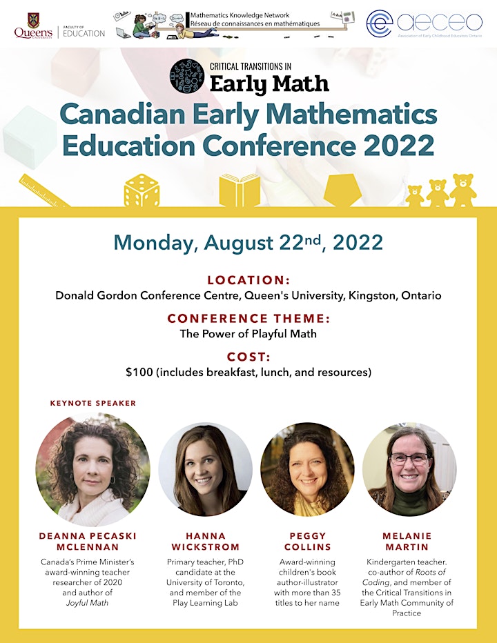 Canadian Early Mathematics Education Conference 2022 image