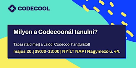 Milyen a Codecoolnál tanulni? - Nyílt Nap a programozó suliban tickets