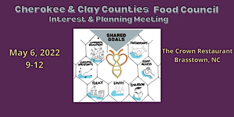 Food Council Interest and Planning Meeting - Cherokee and Clay Counties primary image