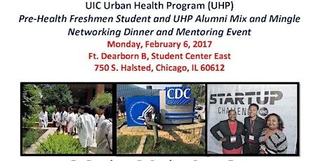 UHP Pre-Health Freshmen Mix and Mingle-Networking Dinner/Mentoring Event primary image