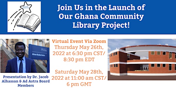 Ghana Community Library Project (North America Launch)